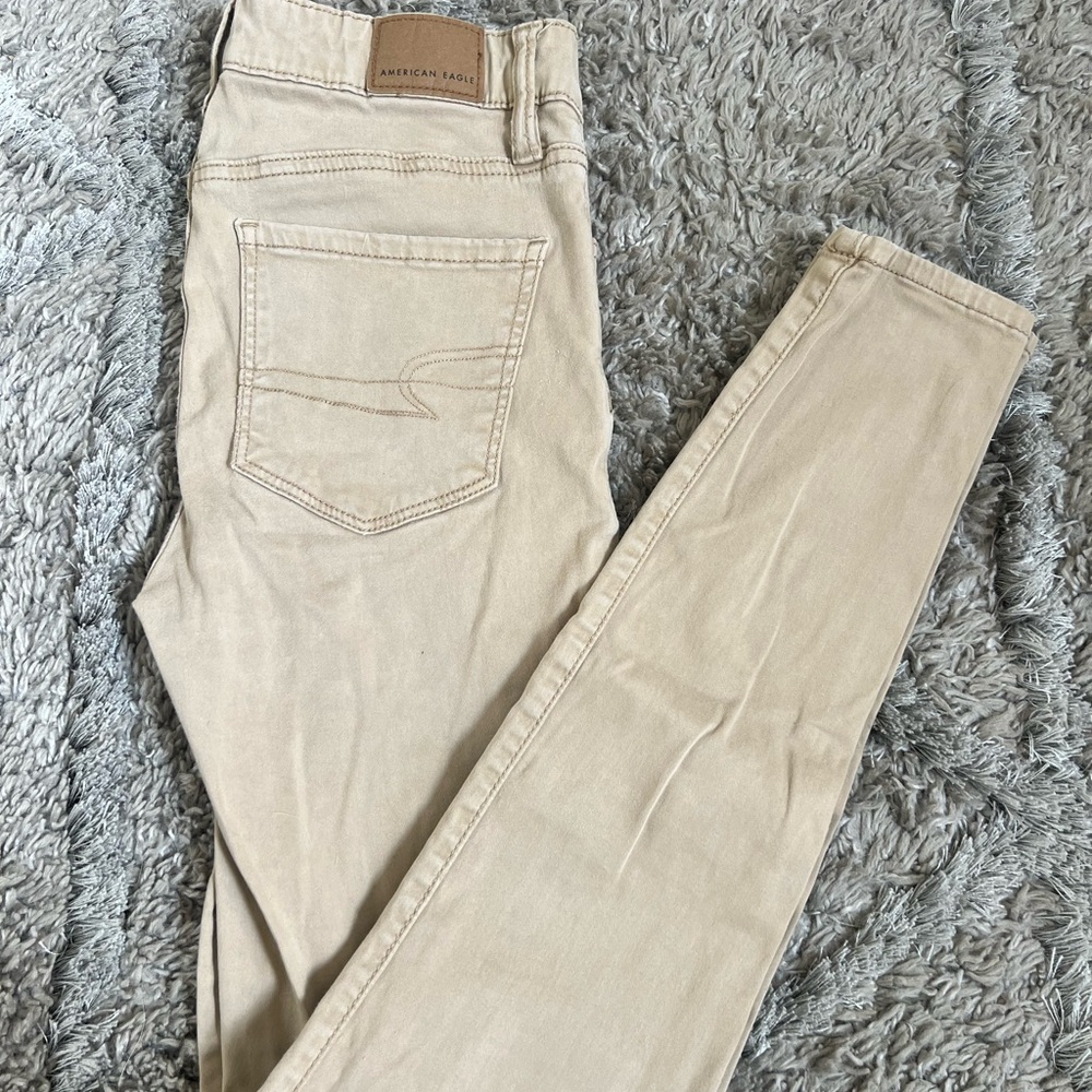 American Eagle Light Tan Pants